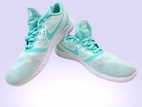 Nike Shoes - Nike Free RN Rio Teal Women’s Lace-Up Low Top Sneakers 831509-300